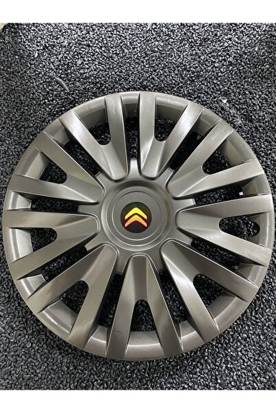 YILAPJANT Citroen C8 15" Inç Kırılmaz Jant Kapağı Füme 4 Adet