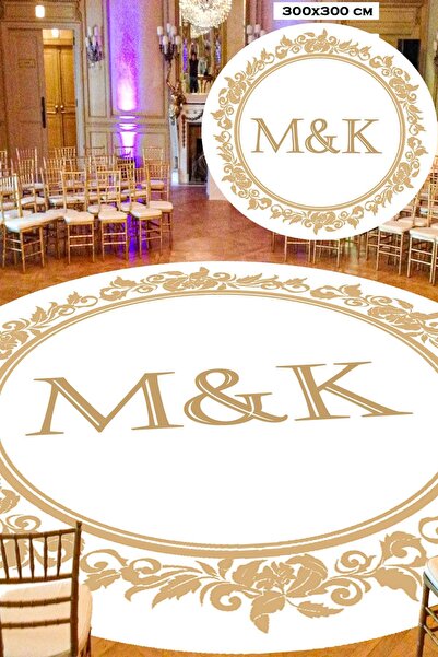 Baskı Madeni Söz Nişan Düğün Kına Gecesi Pist Yer Kaplama Afişi Dans Pisti Vi...