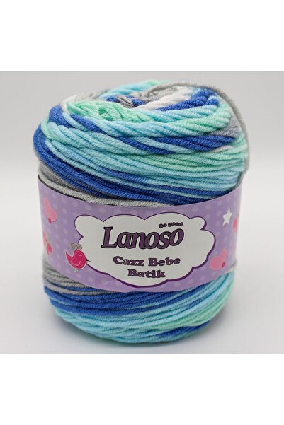 Lanoso Cazz Bebe Batik El Örgü İpliği - 761 Batik -