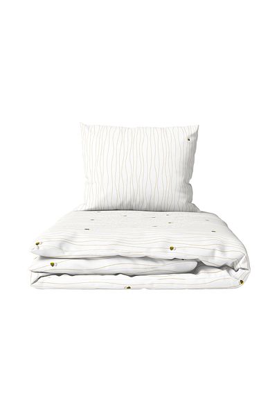 Casadora Baby Happy Bee Single Children's Duvet Cover Set - 100% Cotton, Satin