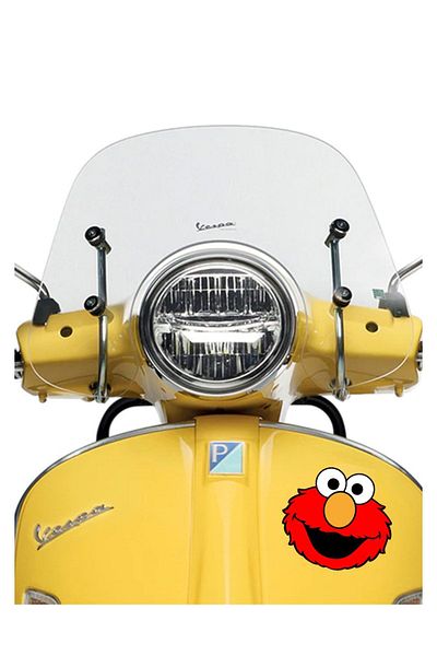 MegaSticker Autocolant Cookie Monster Elmo Auto, Motocicletă, Laptop, Cască, Autocolant Auto 14x14 Cm