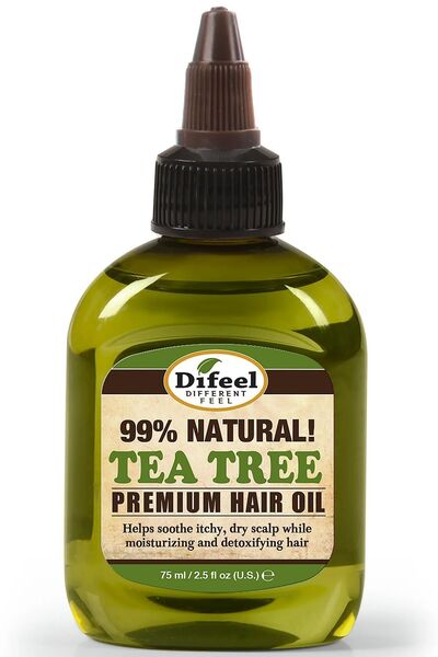 Difeel زيت الشعر الطبيعي الفاخر من ديفيل بخلاصة شجرة الشاي 75 مل: 14506