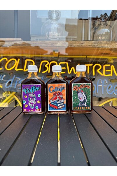 COLDBREWTREND Soğuk Kahve - Cold Brew 200 ml 3 Adetli Enfes Tat