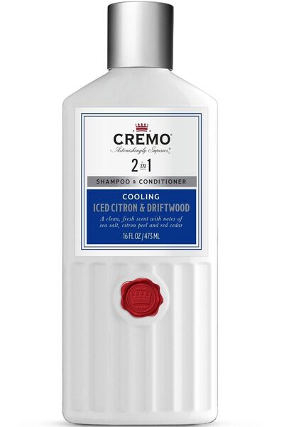 Cremo 2in1 Iced Citron & Driftwood Shampoo and Conditioner - 473ml