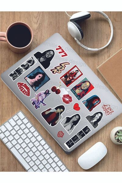 Limitless Design Lana Del Rey Temalı Laptop Tablet Defter Araba Motor sticker...