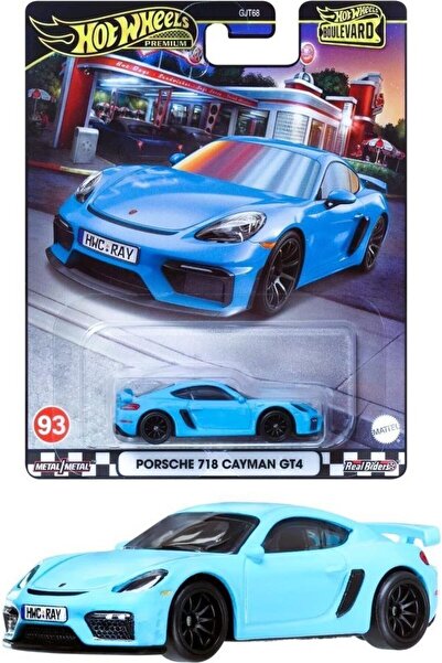 HOT WHEELS Boulevard Premium Araçlar GJT68 - HRT71 Porsche 718 Cayman Gt4