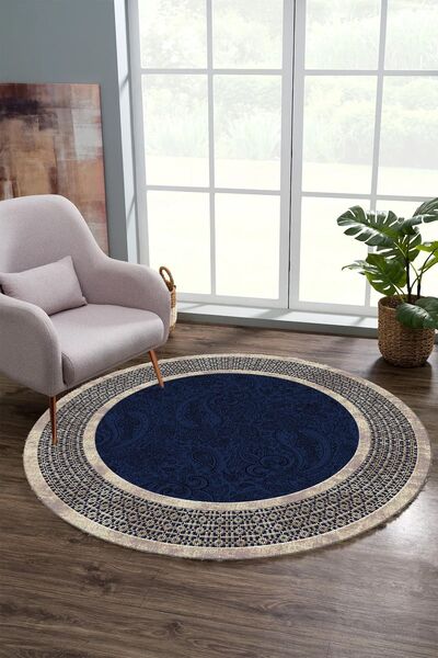 YTR HOME Dijital Baskı Yıkanabilir Kaymaz Taban Dekoratif Salon Mutfak Halısı...