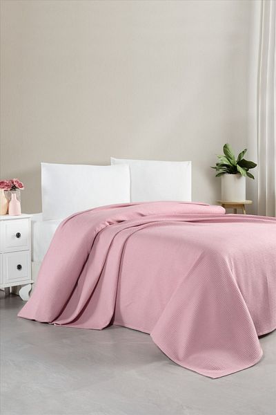CEMETEKS Double Light and Breathable Waffle Pique Bedspread - 200x230cm