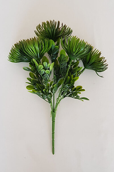 Artificial 5 branches Aradal  Umbrella Bunch of Greenery Coffee