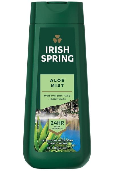 Irish Spring غسول مرطب للوجه والجسم برائحة الصبار 591 مل