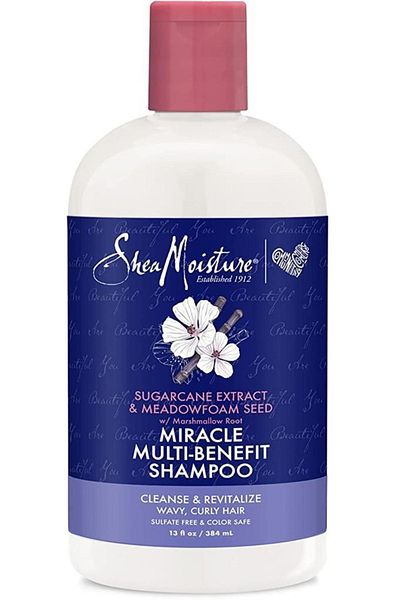 Shea Moisture 384ml Cane Extract and Meadow Foam Seed Shampoo