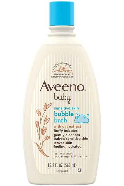 AVEENO 568ML Bath Foam - Baby Sensitive Skin