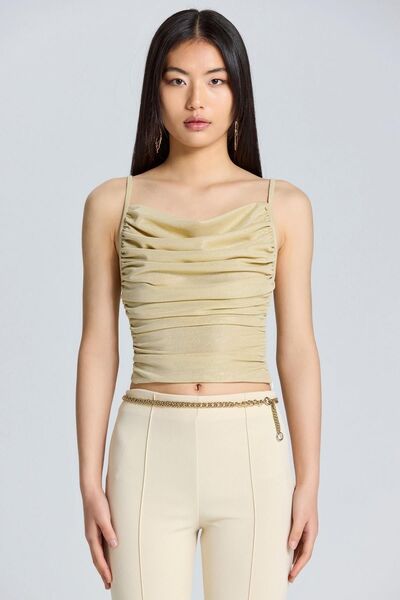 boutiquen 2612 Büzgülü Parıltılı Bluz