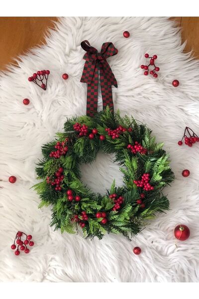 Pusula Hijyen زخرفة باب تصميم عيد الميلاد