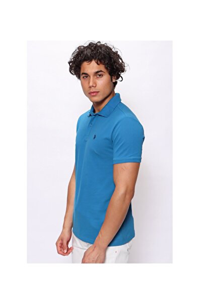 U.S. Polo Assn. Ανδρικό μπλουζάκι Indigo Basic