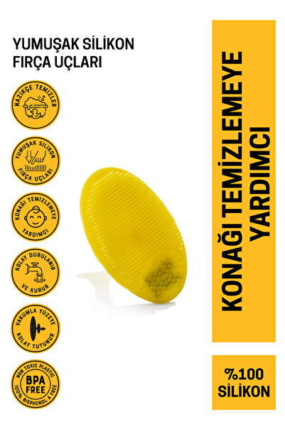 Heaven on Earth Bpa Içermeyen Silikon Bebek Çocuk Masaj Banyo Ve Konak Tarağı