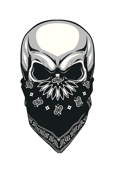 MegaSticker Craniu cu mască Auto, Motocicletă, Cască, Autocolant Laptop 14x10 Cm