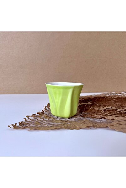 Atelier Enki Flora Porselen Kulpsuz Espresso Fincanı