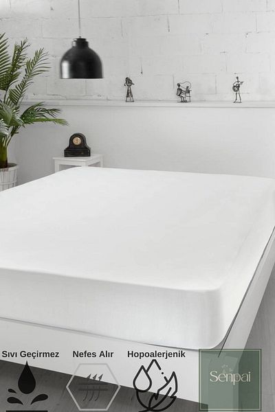 Senpai 100% Liquid Waterproof Micro-fitted Children's Bedspread - Single/Double, Full Edge Protector