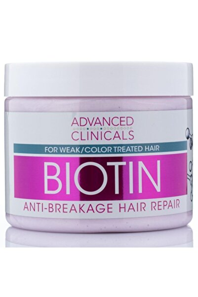 Advanced Clinicals قناع البيوتين لإصلاح الشعر ومضاد للتكسر 340 جرام