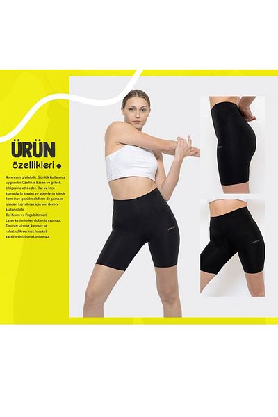 SAUNA SUIT Corset cu manșete pentru femei, fără marcaj, tăiat cu laser, talie înaltă, sub bust, anti-alunecare