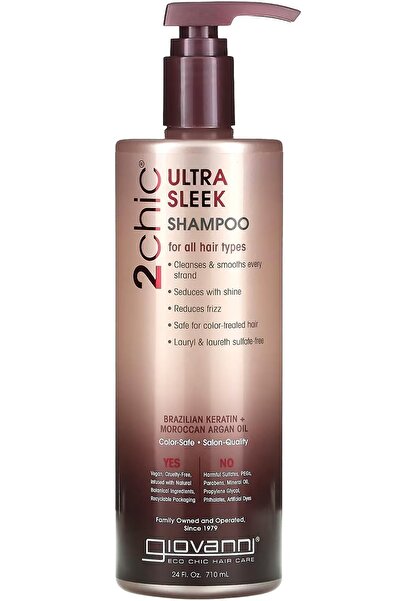 Giovanni 2chic Ultra Sleek - Brazilian Keratin and Argan Shampoo 710ml