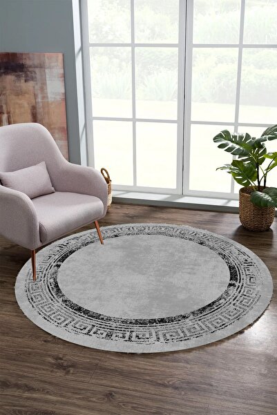 YTR HOME Dijital Baskı Yıkanabilir Kaymaz Taban Dekoratif Salon Mutfak Halısı...