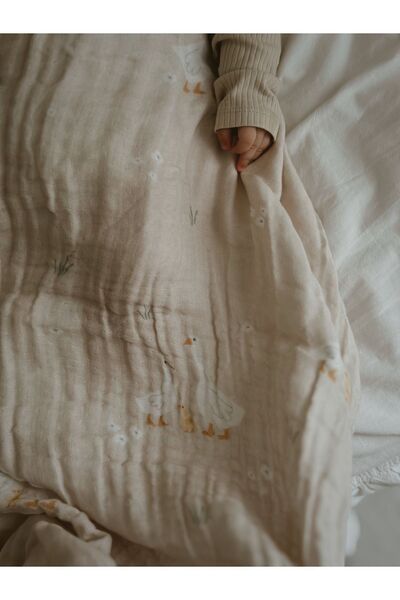 İpeksi Organic 4 Layer Duck Muslin Blanket 90x120cm