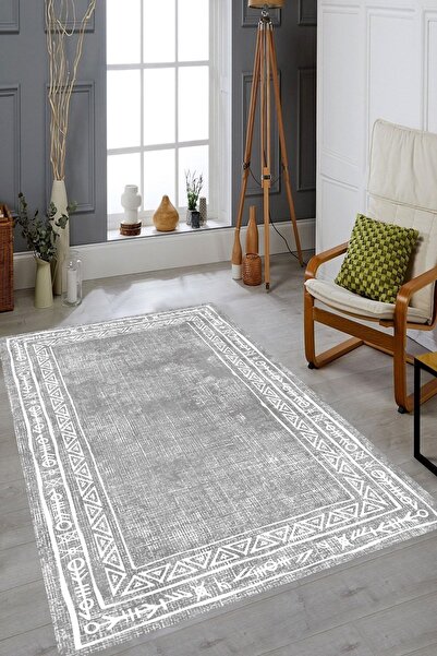 YTR HOME Dijital Baskı Yıkanabilir Kaymaz Taban Dekoratif Salon Mutfak Halısı...