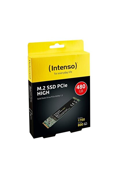 Intenso Hıgh 480gb 1700/800mb/s 4mm Nvme Pcıe M.2 Ssd 3834450 3d-nand