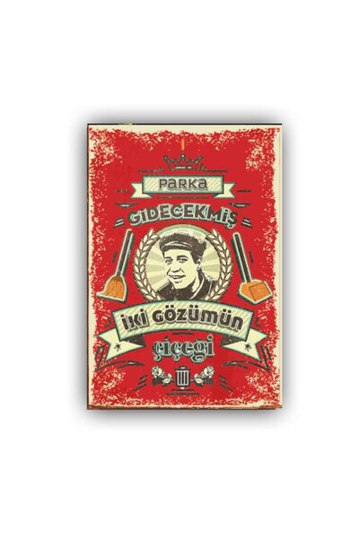 Teona Ahşap ÇÖPÇÜLER KRALI Retro Ahşap Poster (Ölçü:20x30)