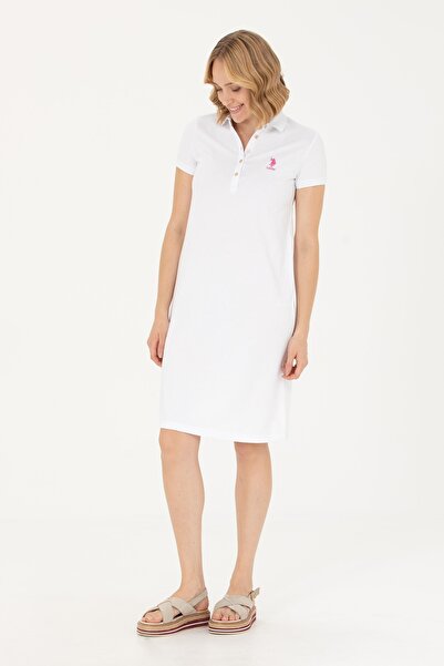 U.S. Polo Assn. U.S. Polo. Assn. Women's White Knitted Dress 50262672