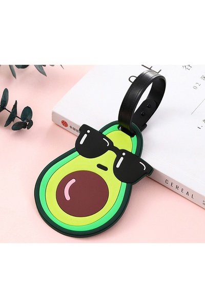 Boldy Etichetă pentru valiză cu avocado - Etichetă pentru bagaj - Etichetă Ç ...