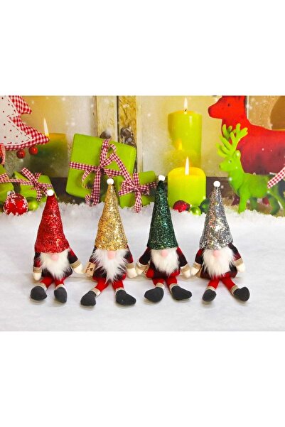 Mellito 48 cm Dwarf Elf Christmas Ornament, Metallic Colored, Fun and Bright ...