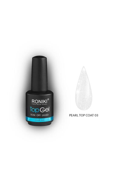 RONIKI Pearl Top Coat / Simli Top Coat 15ml 03