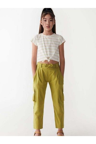 NK Marigold Patterned Cotton Girl's T-shirt