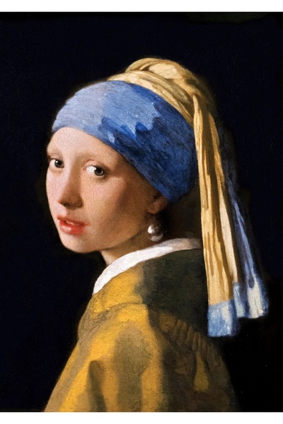 şazenur İnci Küpeli Kız Johannes Vermeer 1000 Parça Art Puzzle 68x48 Cm