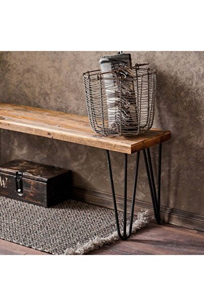 The BEST Shopping 100x32 Ahşap Meta Firkete Ayak Bank