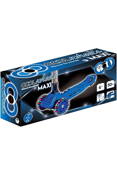 Cool Wheels Maxi Twist 6 + Işıklı 3 Tekerlekli Katlanabilir Scooter Mavi Fr59182