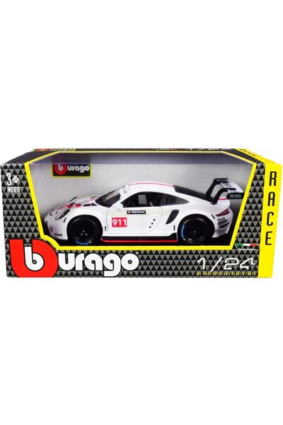 Burago 1:24 Porsche 911 RSR GT Model Araba