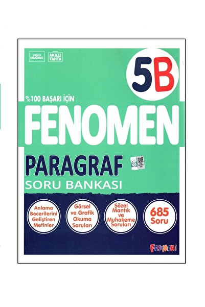 Fenomen Yayıncılık Fenomen 5. Sınıf Paragraf Soru Bankası (B)