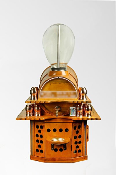 Ergün Avcı Avcı Yayık Cam Fanuslu Set Üstü Masaüstü Soğutmalı Ayran & Şalgam ...