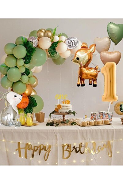 parti hediye sepeti safari one dogum günü konsept