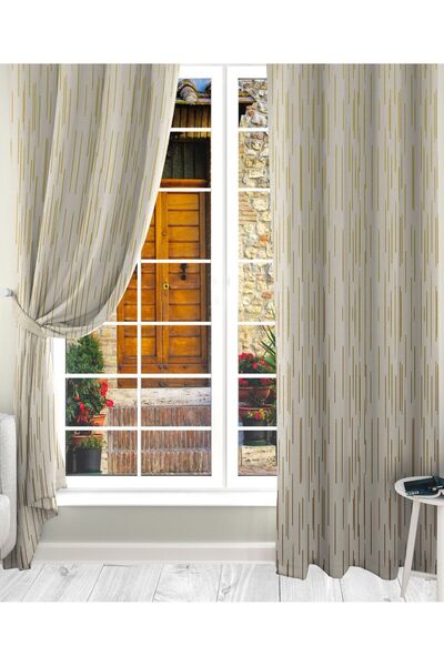 Ardizayn Rain, imprimat digital, perdea de fundal cu două aripi din țesătură de catifea