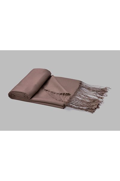 ARMANDA 100% Silk Shawl - Soil