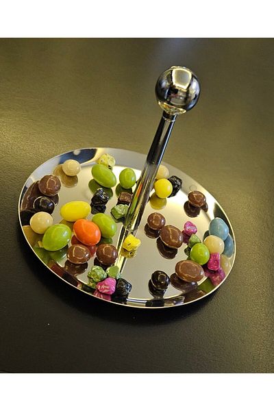 Tiamo Small Single Layer Presentation Plate (Steel) 13.5 cm