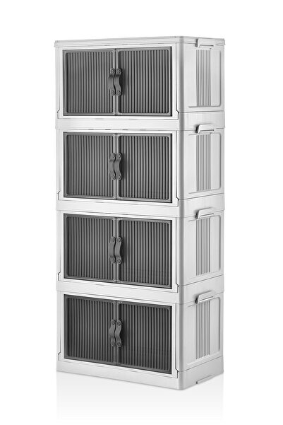 Genel Markalar Fold & Go 4 Katlı Çok Amaçlı Portatif Dolap