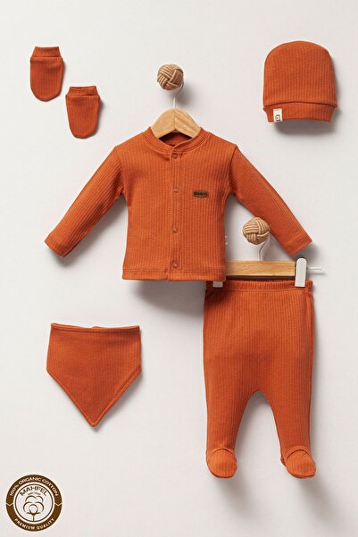 MAHFEL Hot Tile Tint 5-Piece Newborn Baby Hospital Discharge Set