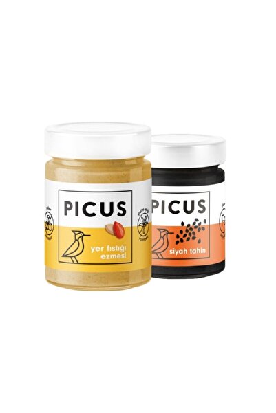 picus Fıstık Ezmesi 300 Gr.x1 Siyah Tahin 210 Gr. X1