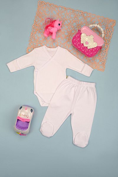 bebetospik Cotton Long Sleeve V-Neck Soft Bottom Top Bodysuit
